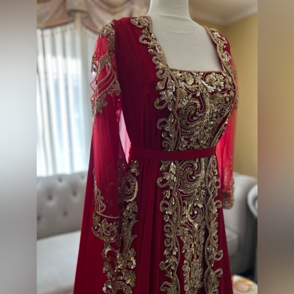 Traditional red dress